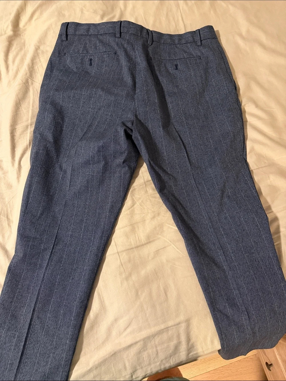 Banana Republic Men's Navy Pinstripe Dress Pants
